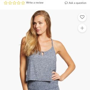 NWT Beyond Yoga Curved Crop Tank
